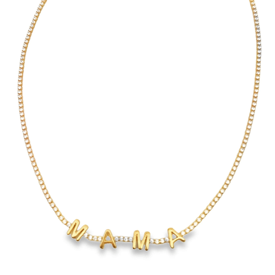 MAMA CZ Tennis Necklace