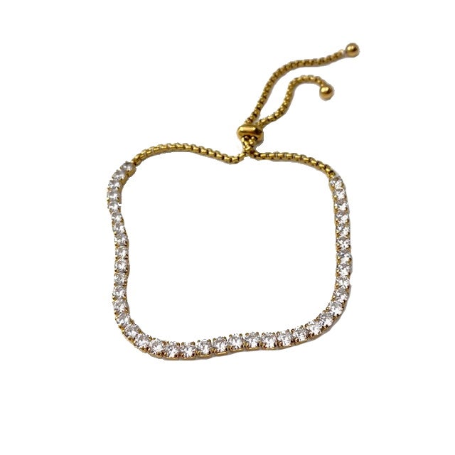 Toggle tennis bracelet